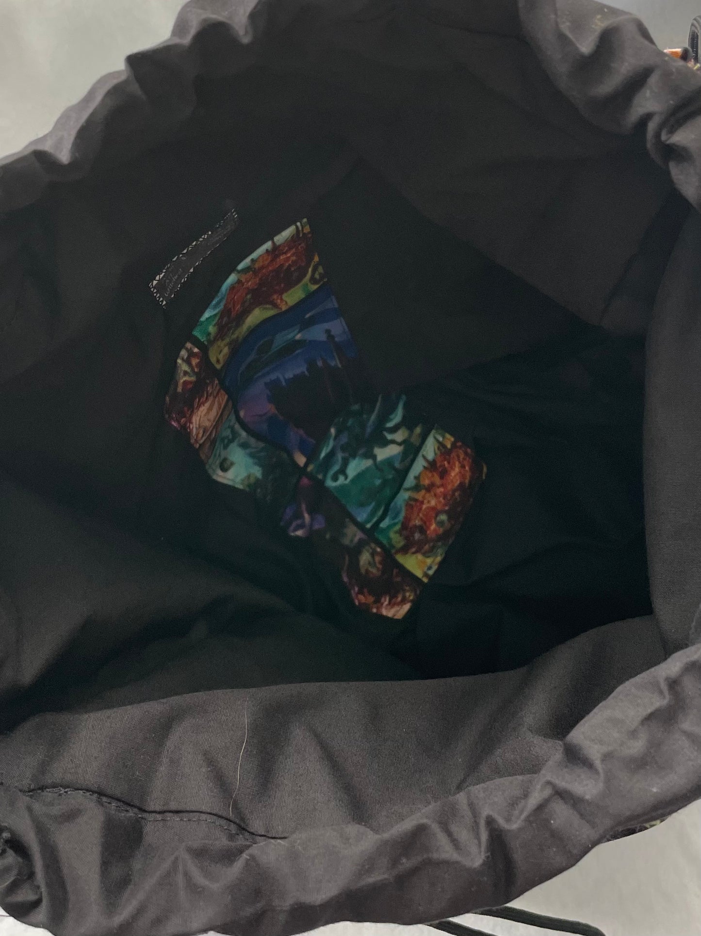 Drawstring Backpack with Wand Pocket