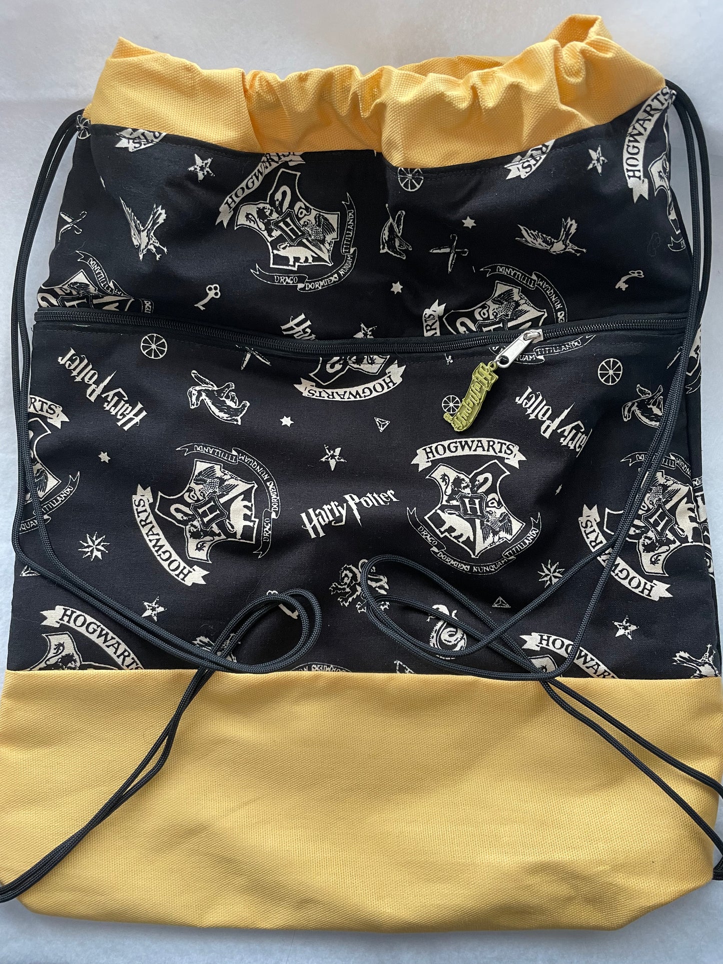 Drawstring Backpack with Wand Pocket